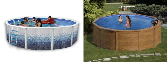 Dekorerade pooler av märkena Toi och Gre Dekorerade Pooler