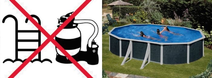 Gre Anpassade Pooler utan filter eller stegar Gre Anpassade Pooler