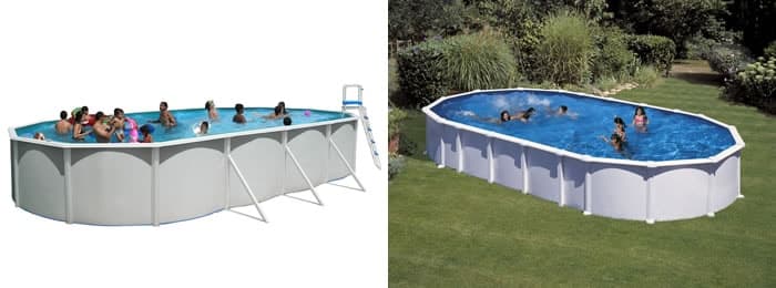 Bästa ovala poolerna Ovala pooler