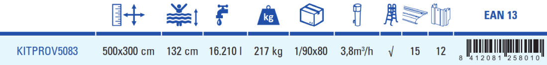 Gre Pool Azores 500x300x132 KITPROV5083