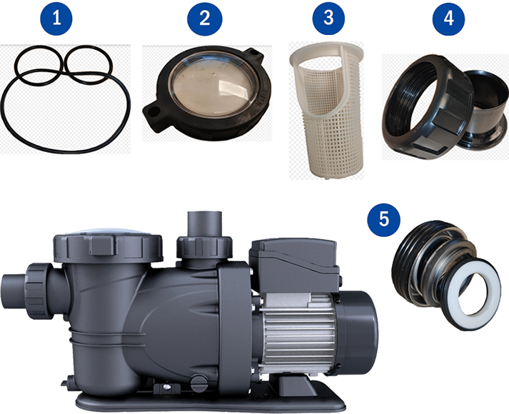 Gre PP101 PP151 PP201 Premium Pumper Sprängskiss