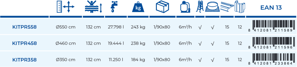 Gre Pool Atlantis 350x132 KITPR358