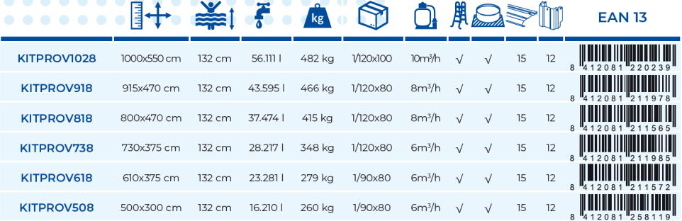 Gre Pool Atlantis 800x470x132 KITPROV818
